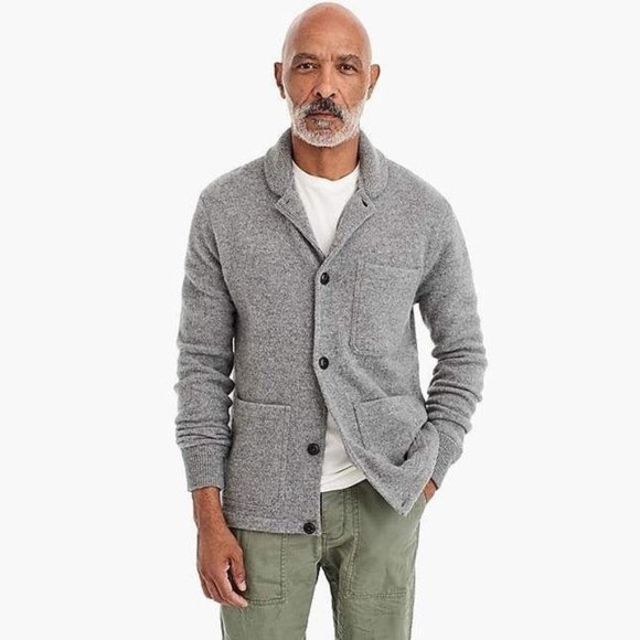 New Jcrew Chore Jacket In Brushed Lamb 